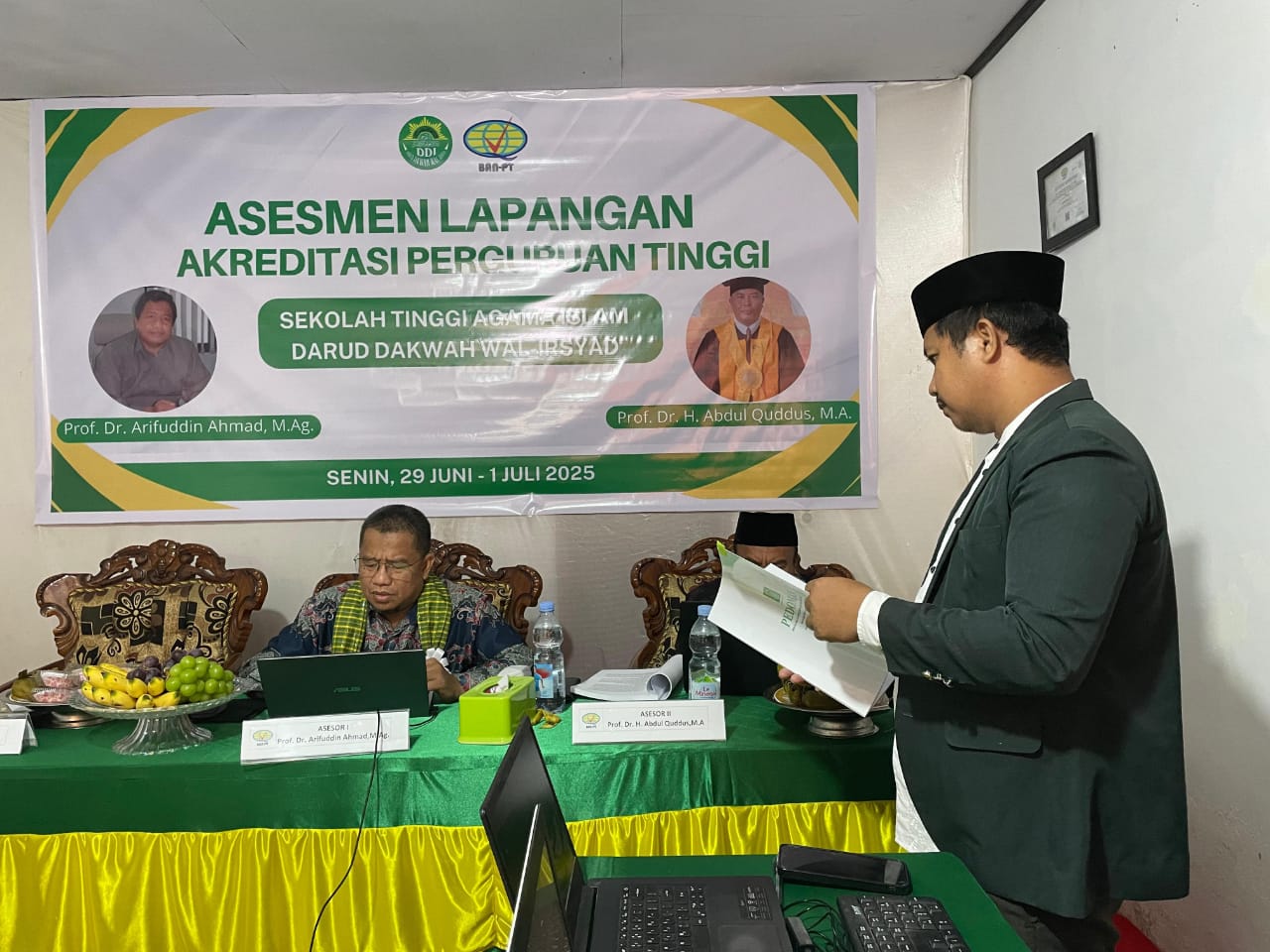 STAI DDI MAJENE LAKSANAKAN ASESMEN LAPANGAN AKREDITASI INSTITUSI