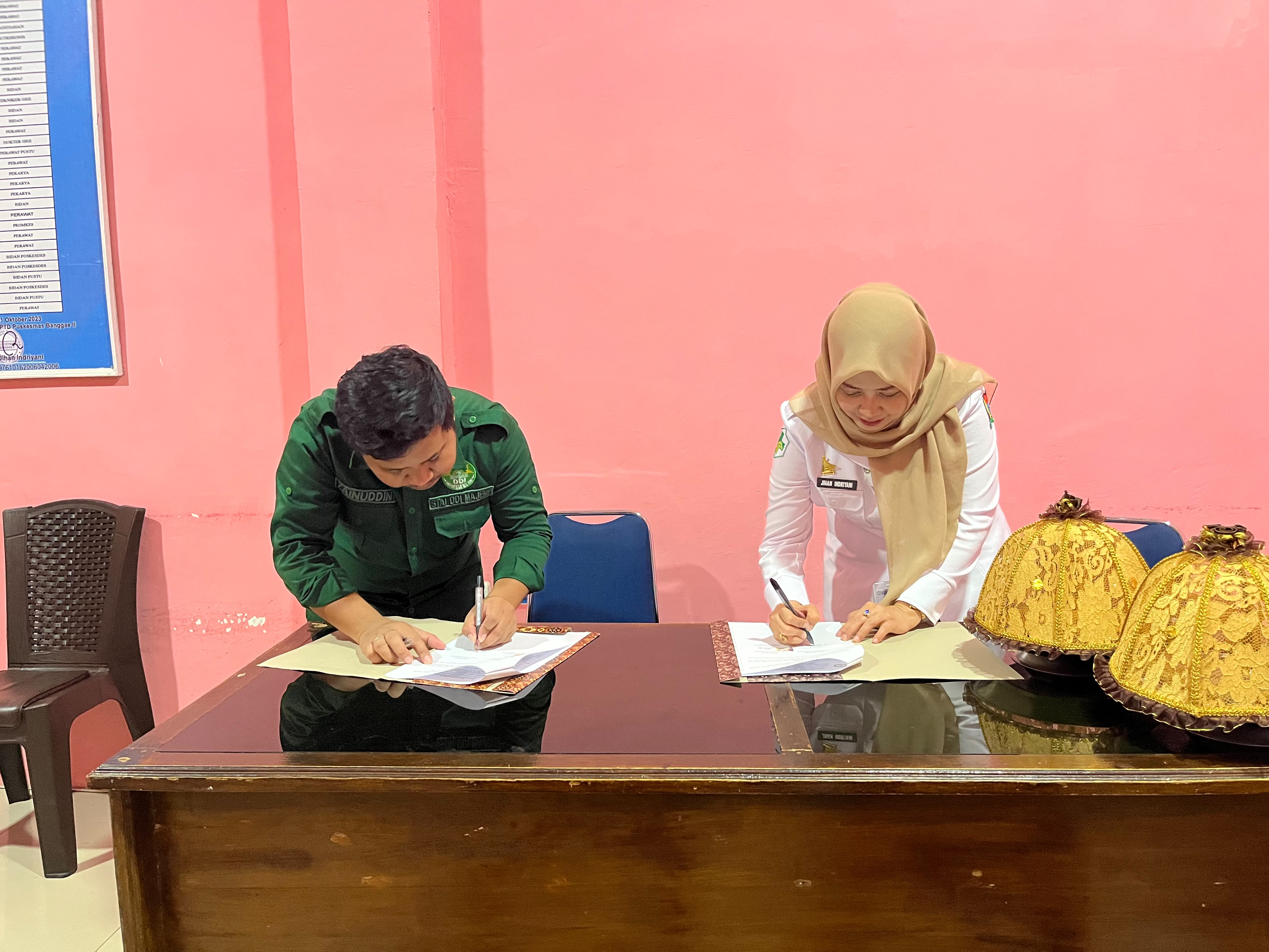 Perkuat Sinergi Pendidikan dan Kesehatan, STAI DDI Majene Teken MoU dengan Puskesmas Banggae II