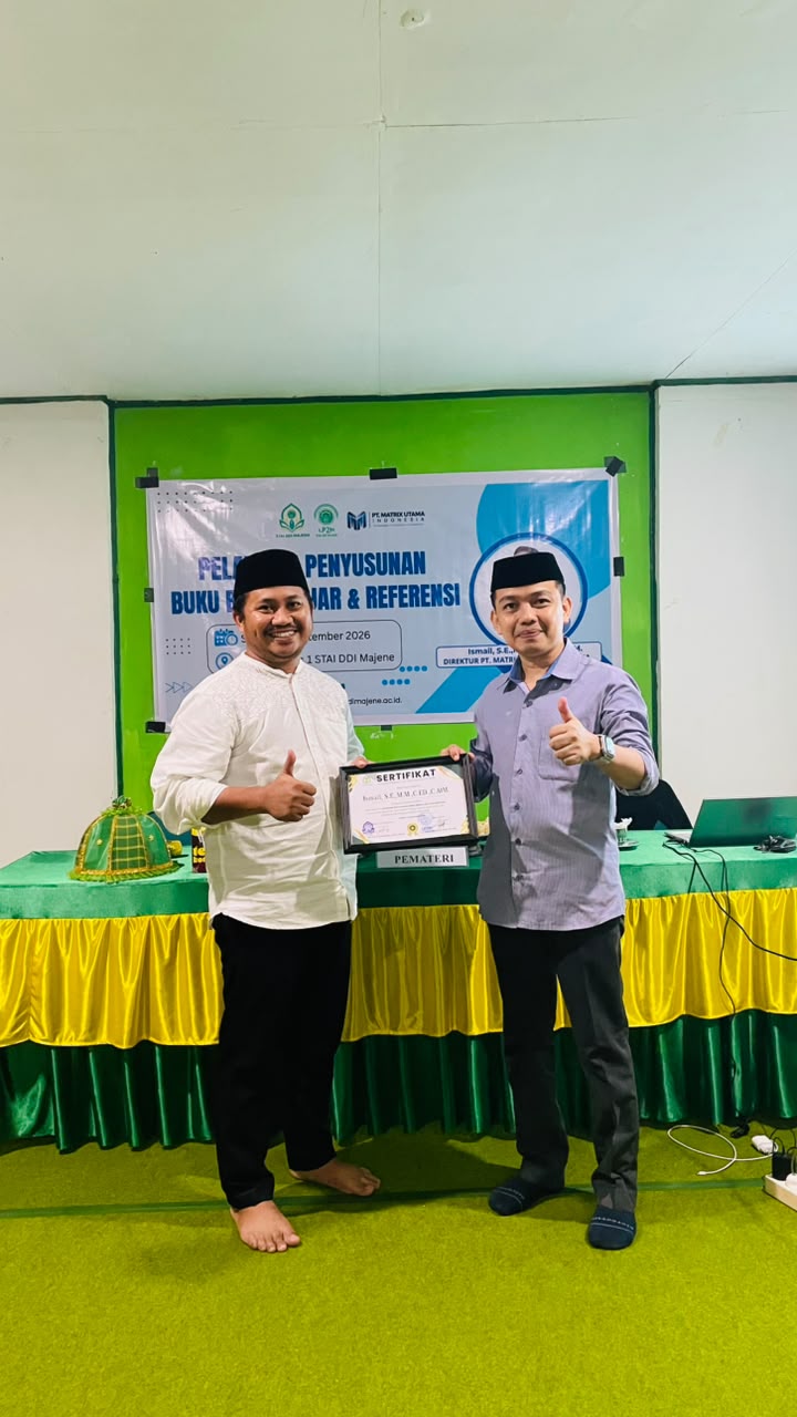 Dari Gagasan Menjadi Karya, STAI DDI Majene Dorong Dosen Produktif melalui Pelatihan Penyusunan Buku